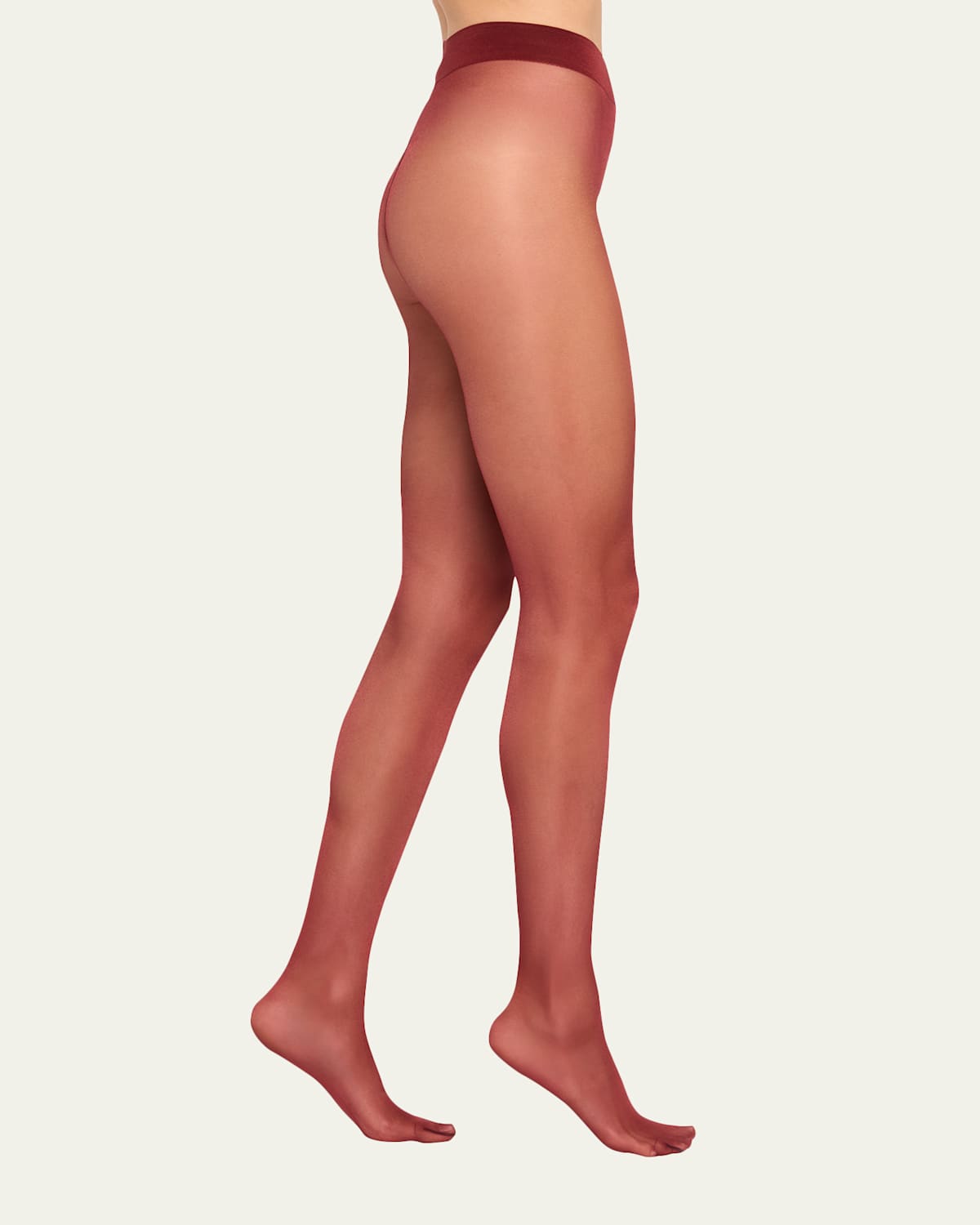 Wolford Satin Touch Shimmer Tights, 20 Denier In Red