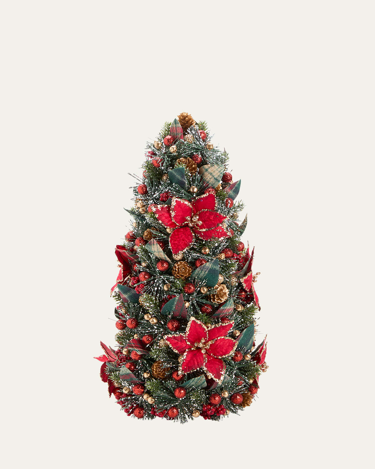 18" Regal Poinsettia Christmas Tree