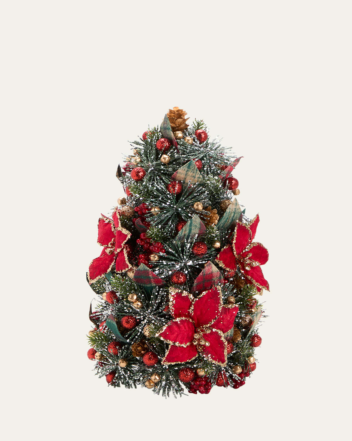 12" Regal Poinsettia Christmas Tree