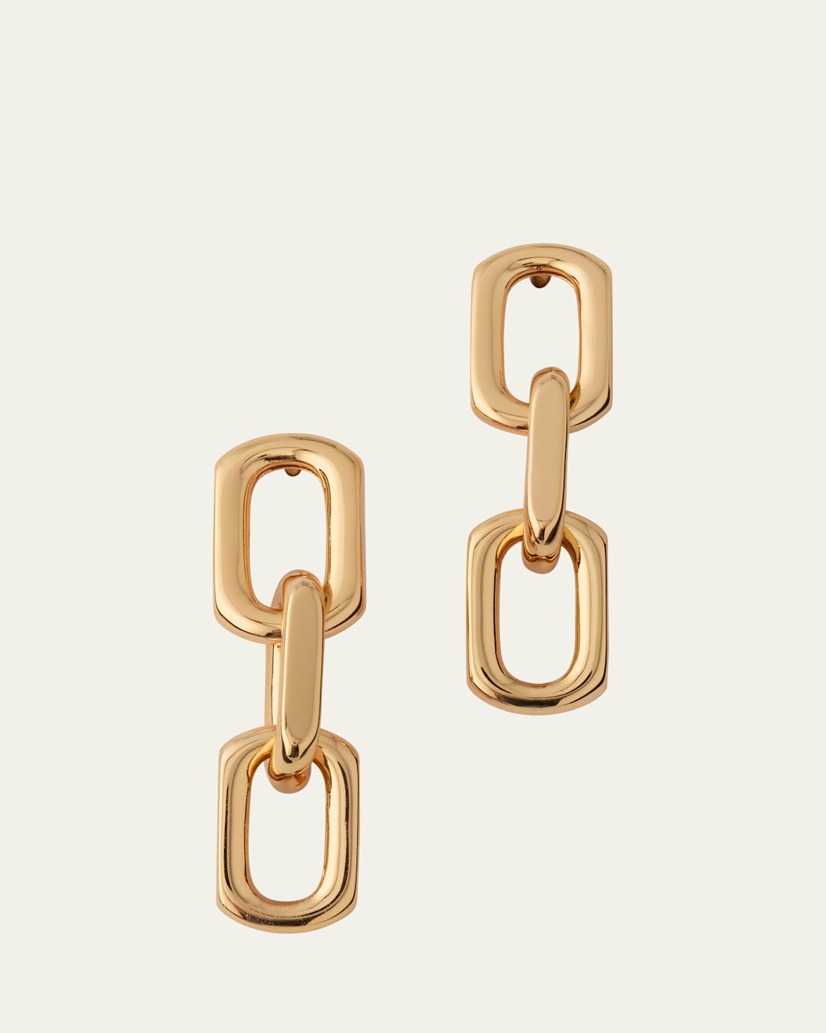 Vermeil Chain Drop Earrings