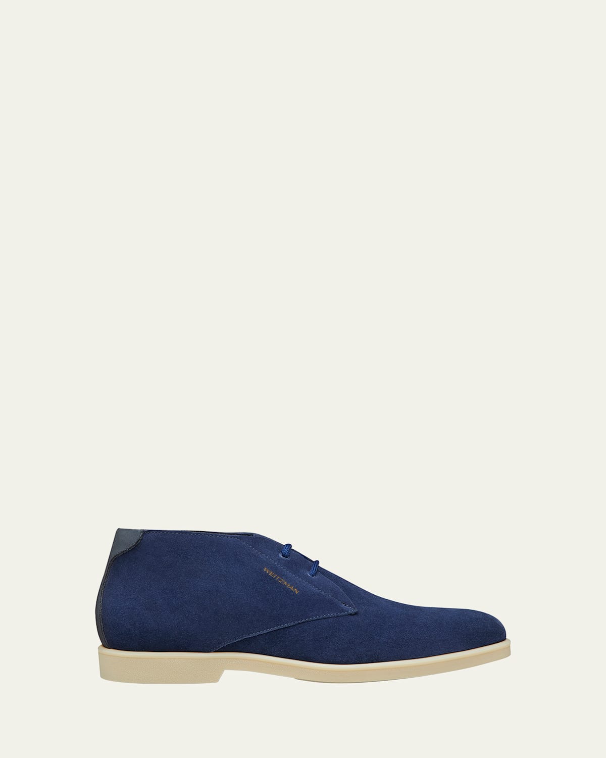 Stuart Weitzman Men's Austin Suede Chukka Boots In Navy.