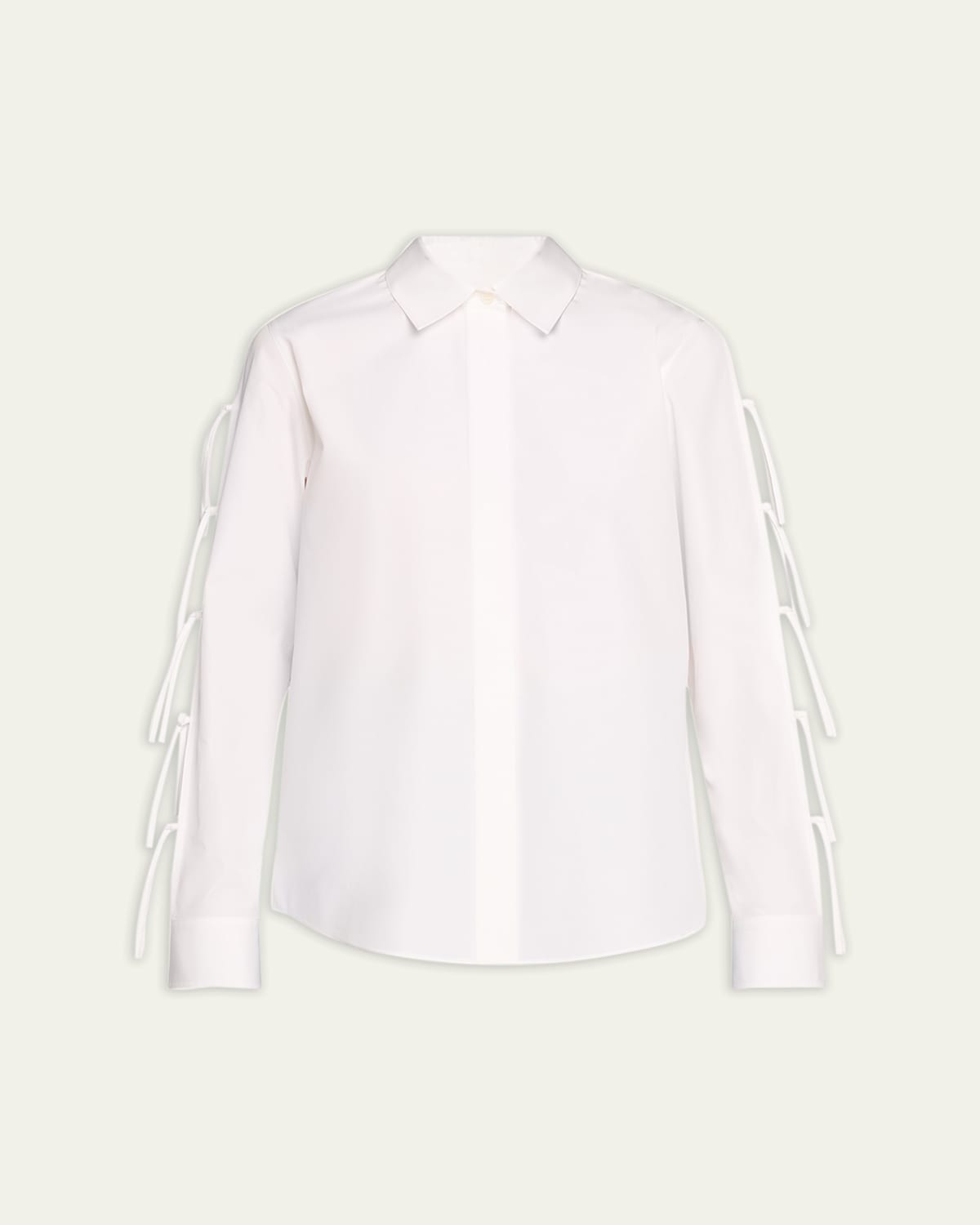 Split-Sleeve Button-Down Shirt