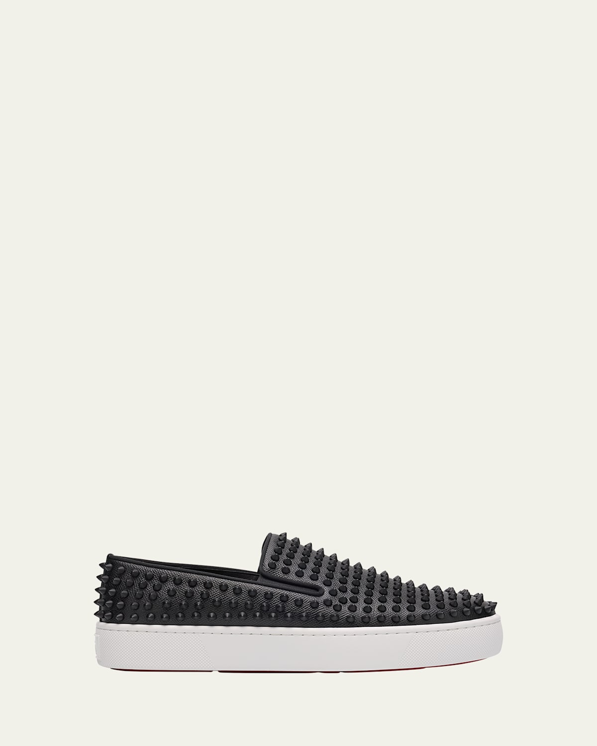 Men's Spikeboat Leather Slip-On Sneakers