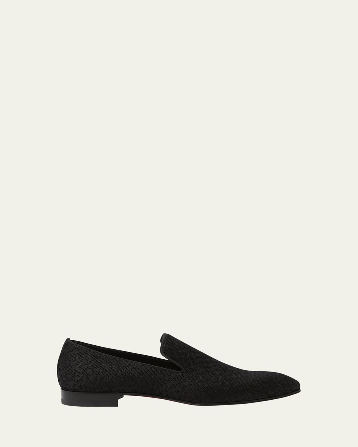 Christian Louboutin Men s Dandelion Flat Tessuto Traviata Loafers Smart Closet