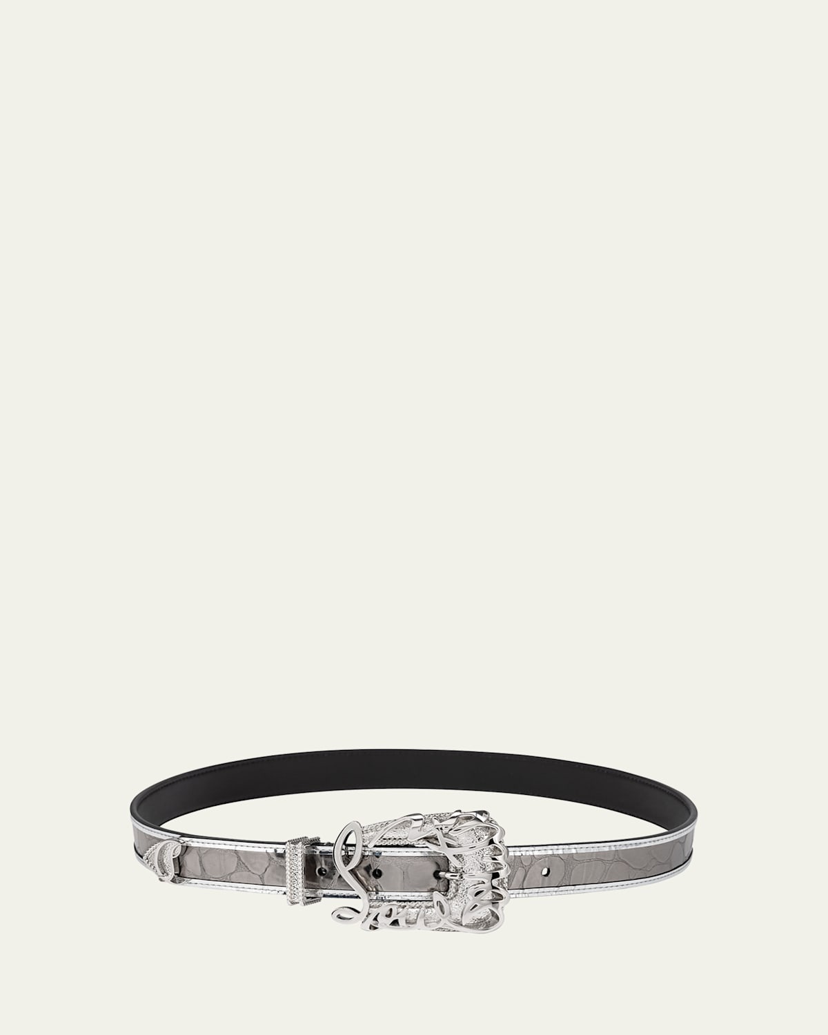 Giddy Belt in Embossed Leather