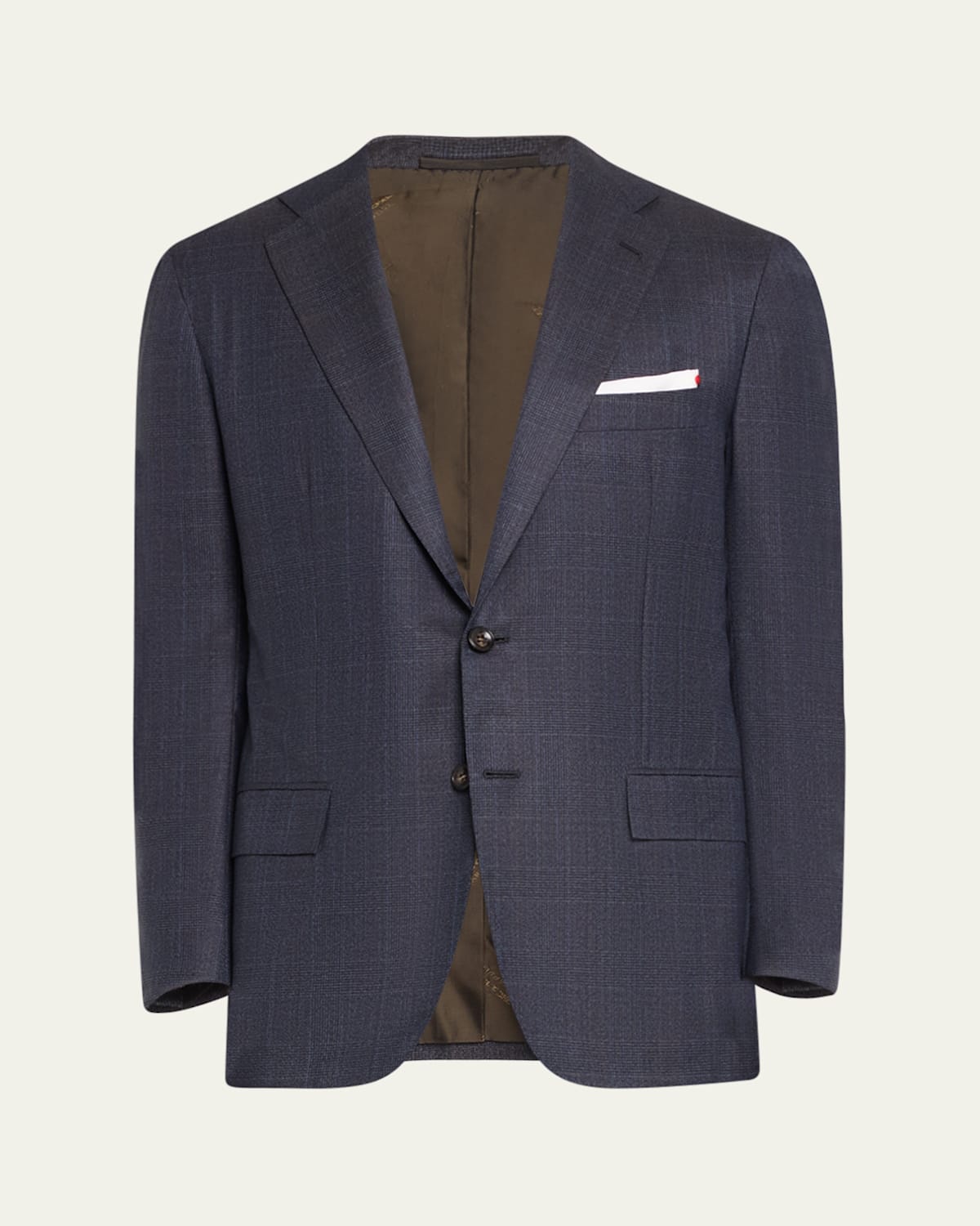 Men's Wool Plaid Suit