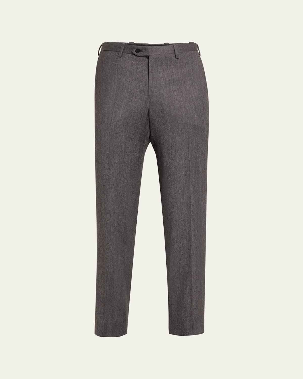Men’s Textured Grey Suit Trousers