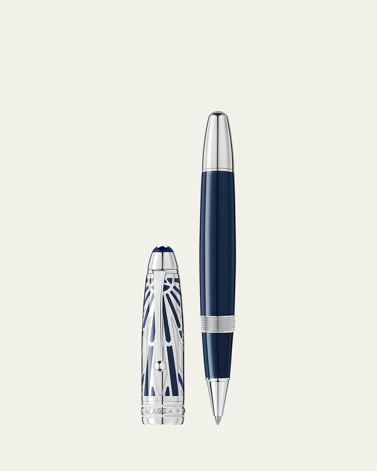 Montblanc Men's Meisterstuck The Origin Collection Doue Legrand Rollerball Pen In Blue