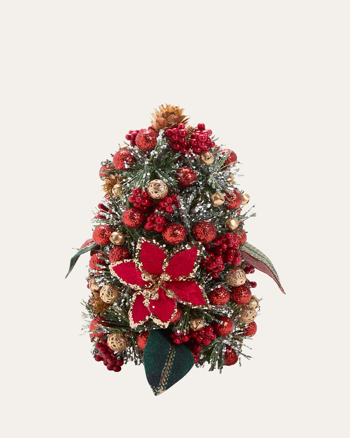 Regal Poinsettia Holiday 7" Tabletop Tree
