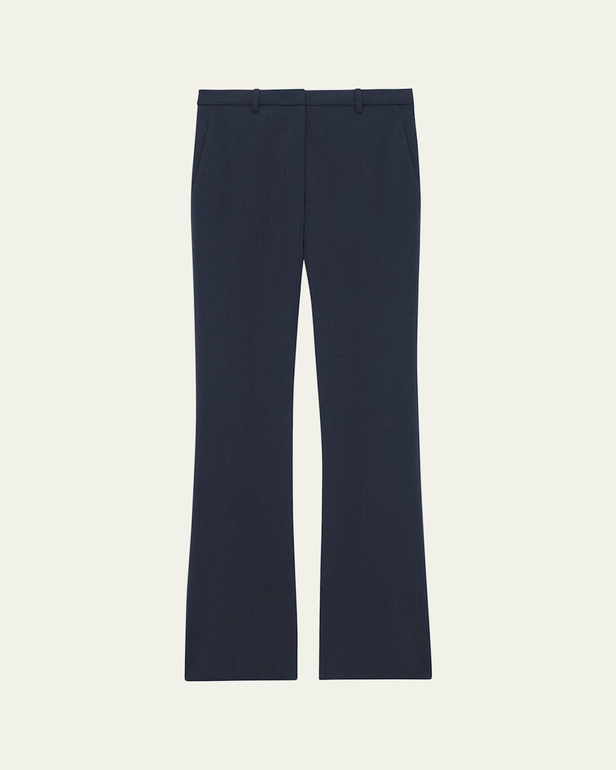 THEORY TRACEABLE WOOL SLIM STRAIGHT-LEG TROUSERS 