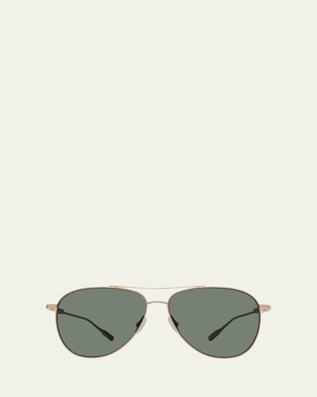 Barton Perreira Trask Polarized Titanium Aviator Sunglasses In Trask Gold / Safari Polarized (ar)