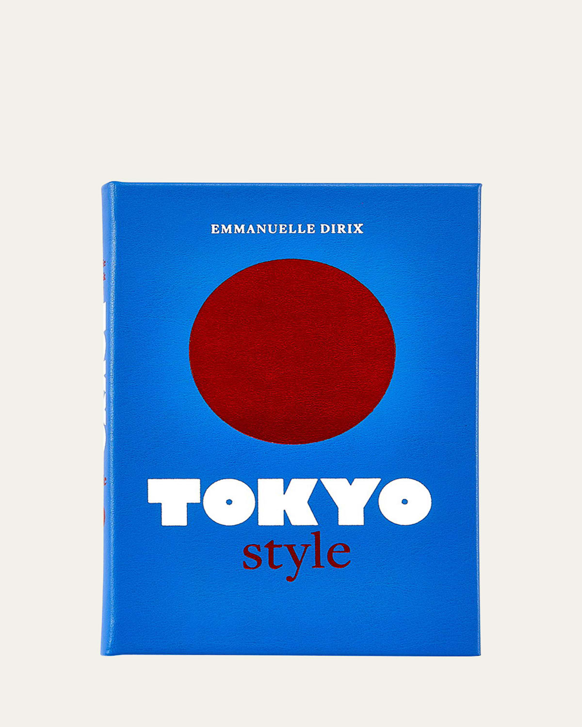 Graphic Image Little Book Of Tokyo Style Leather-bound Book By Emmanuelle Dirix In Blue