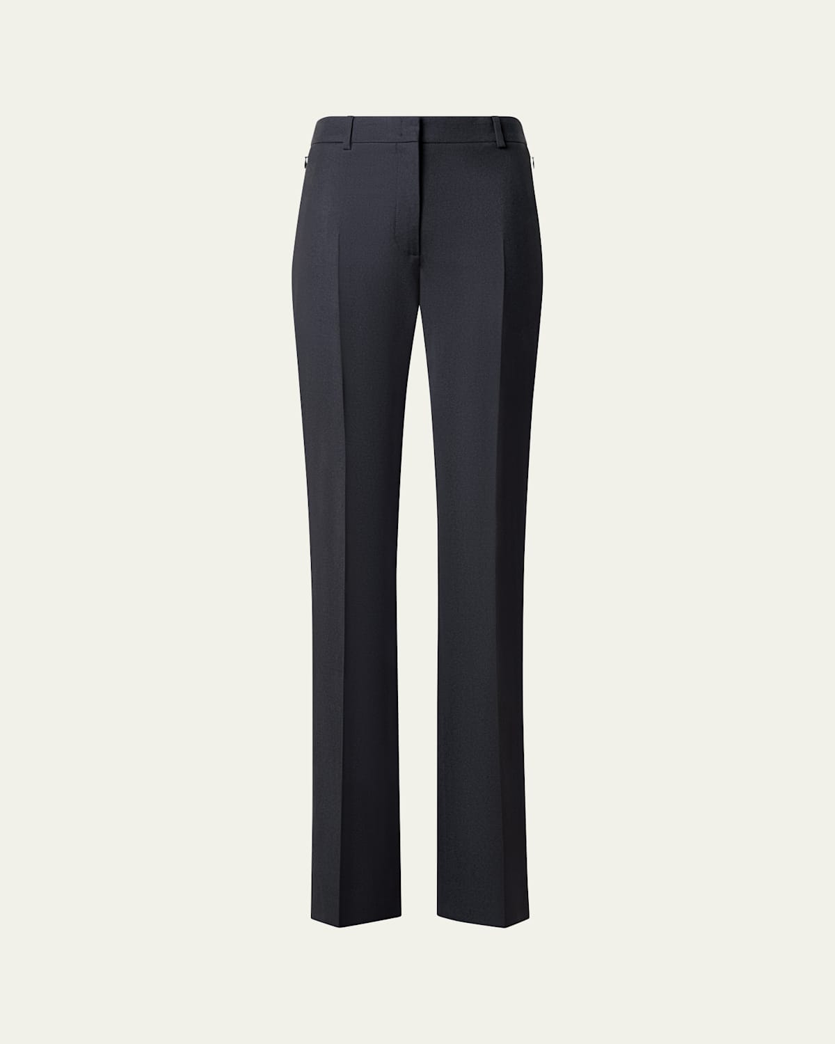 AKRIS MARILYN WOOL-BLEND BOOTCUT PANTS 