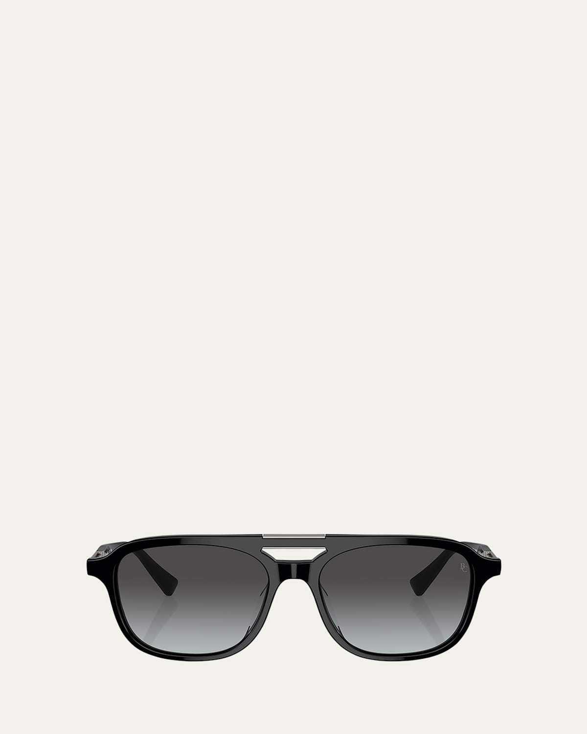 Brunello Cucinelli Men's Bc4001s Acetate Square Sunglasses In Black