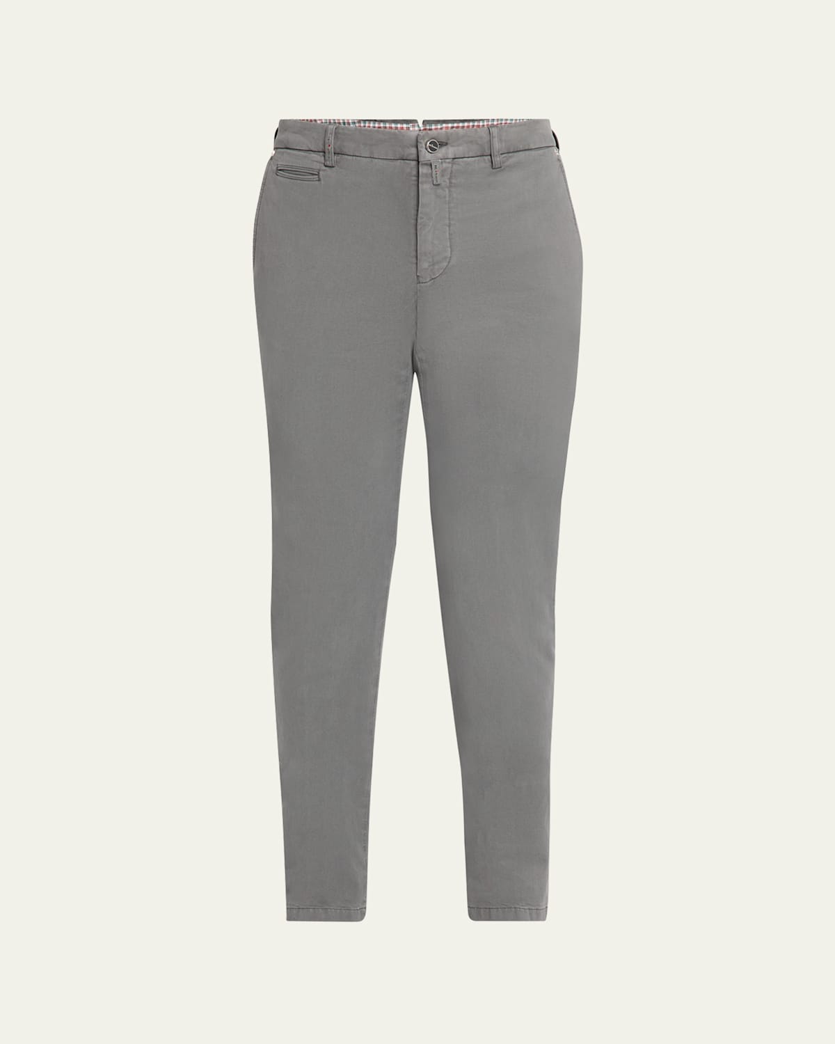 KITON MEN'S SOFT LYOCELL-COTTON TWILL PANTS 