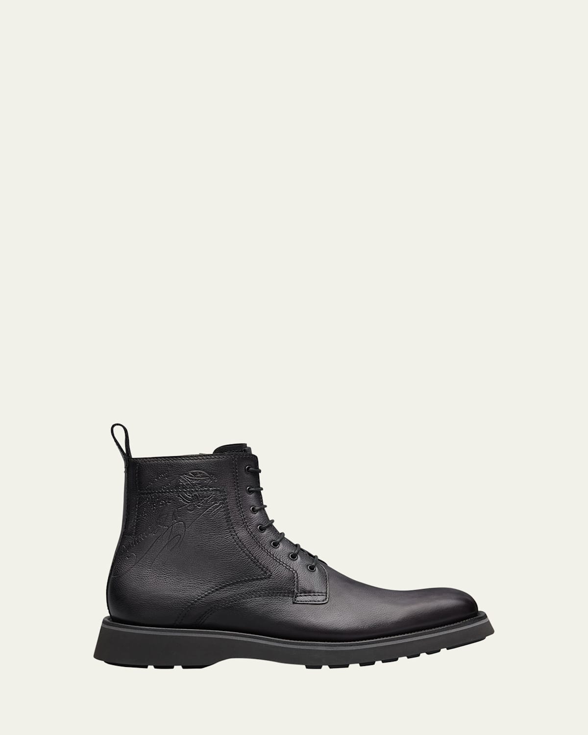 Men's Alessio Lug-Sole Zip Ankle Boots