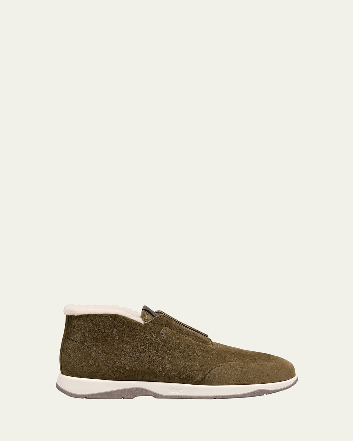 Men's Echappee Suede Shearling-Lined Slip-On Boots