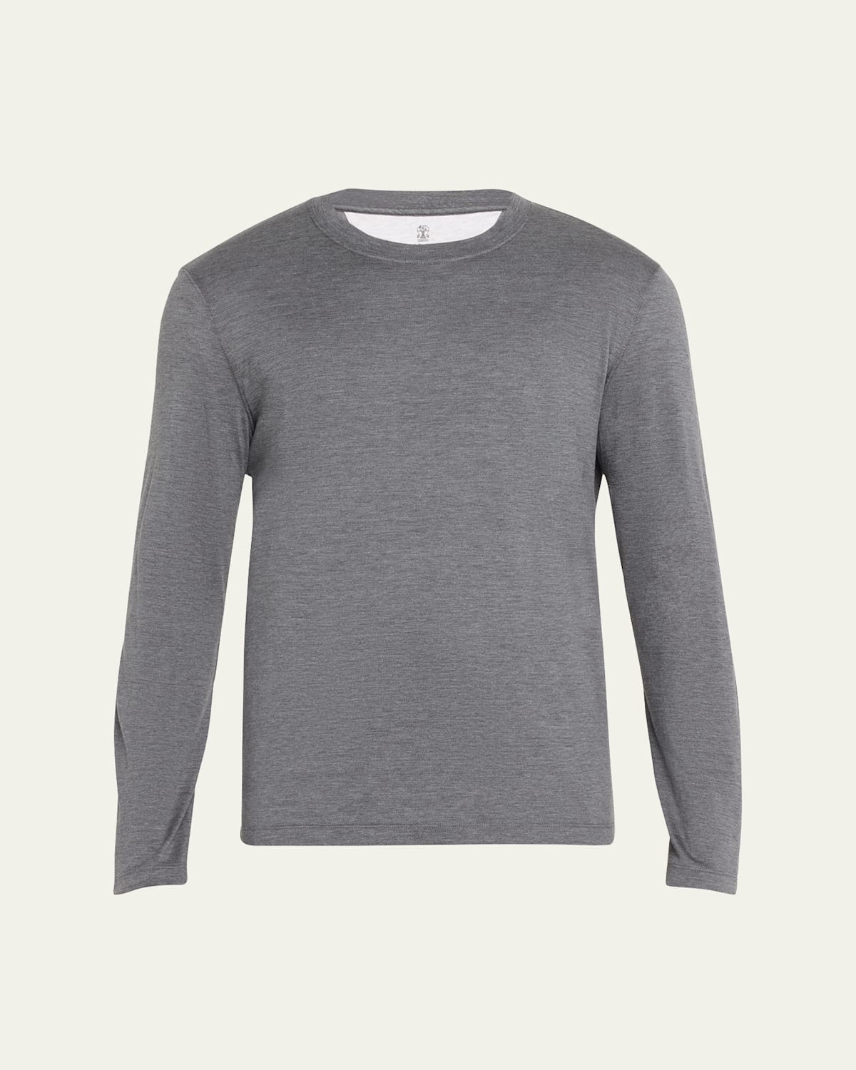 Brunello Cucinelli Cotton Jersey T-shirt In Gray