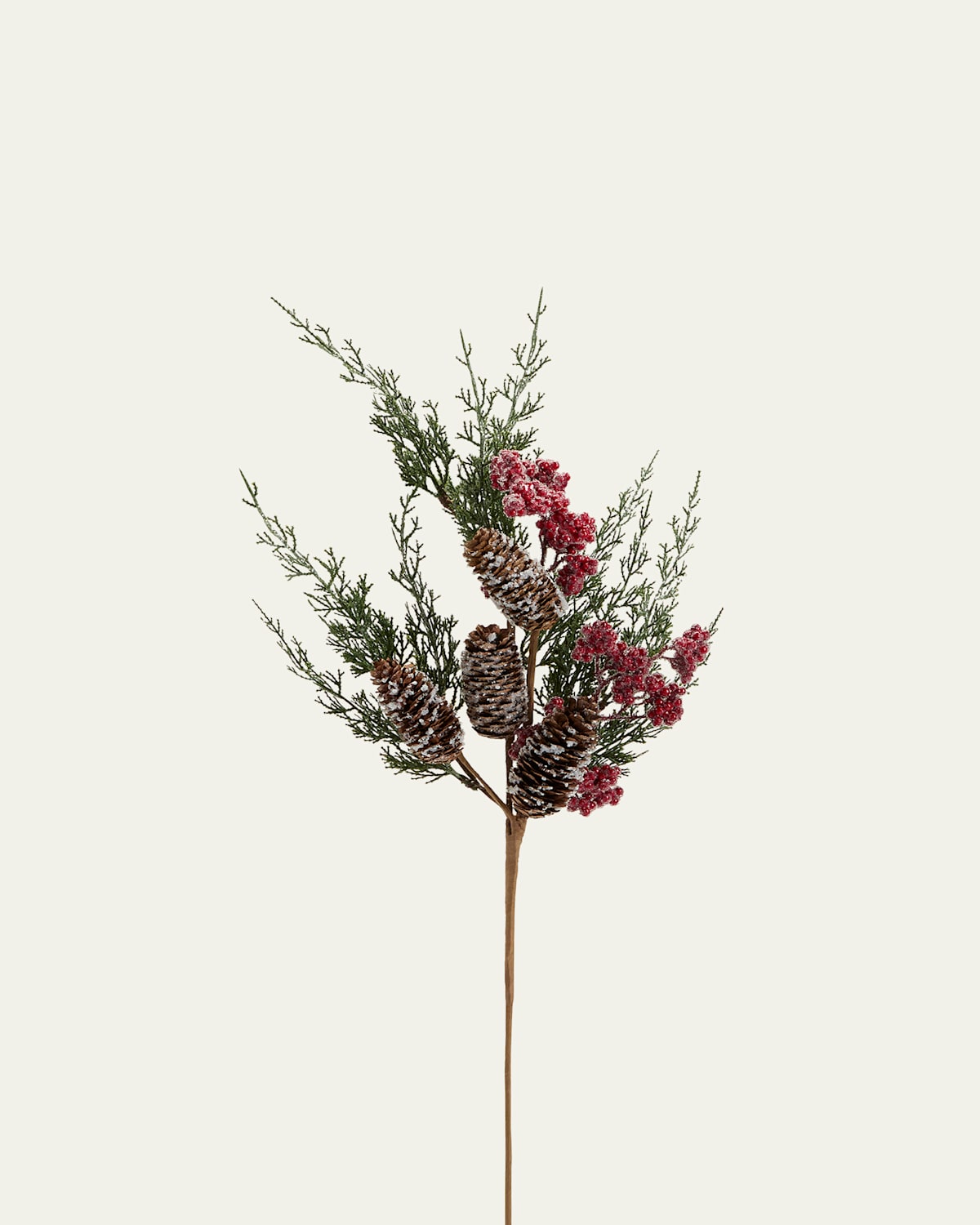 Berries and Pinecone Christmas Spray