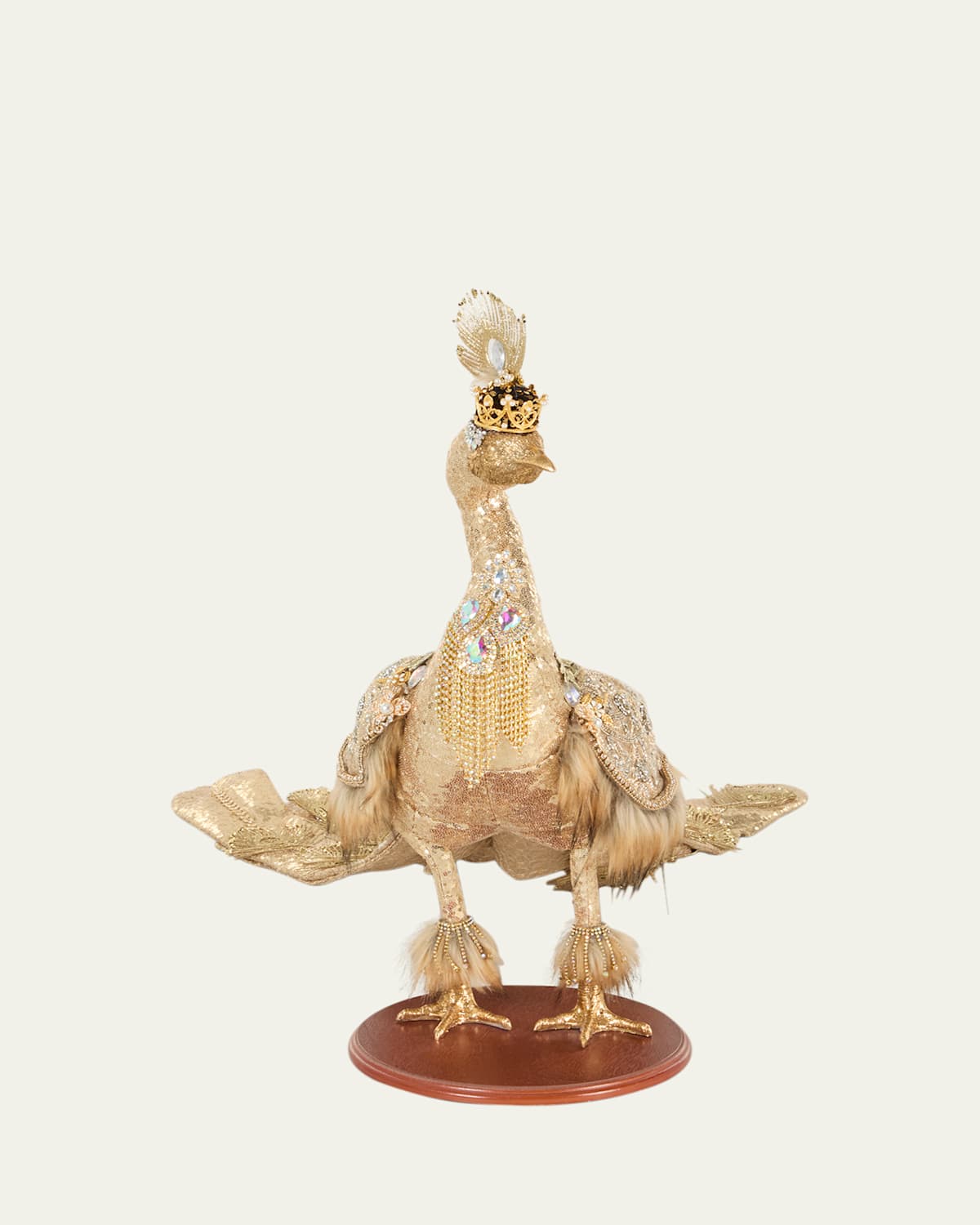 Mark Roberts Holiday Golden Peacock Decor