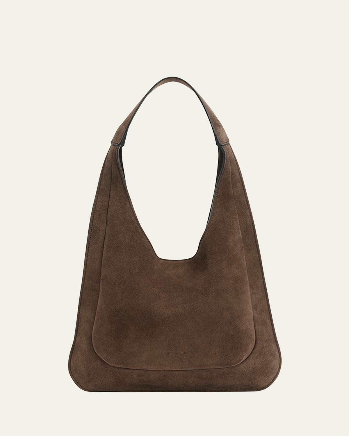 Midi Suede Calfskin Hobo Bag