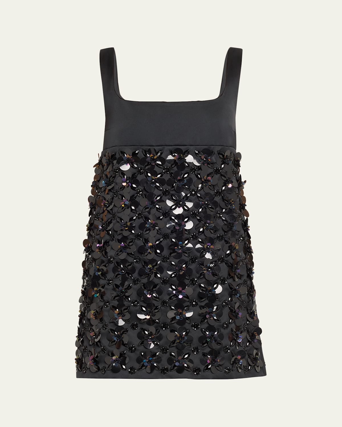 Sequined A-Line Mini Dress
