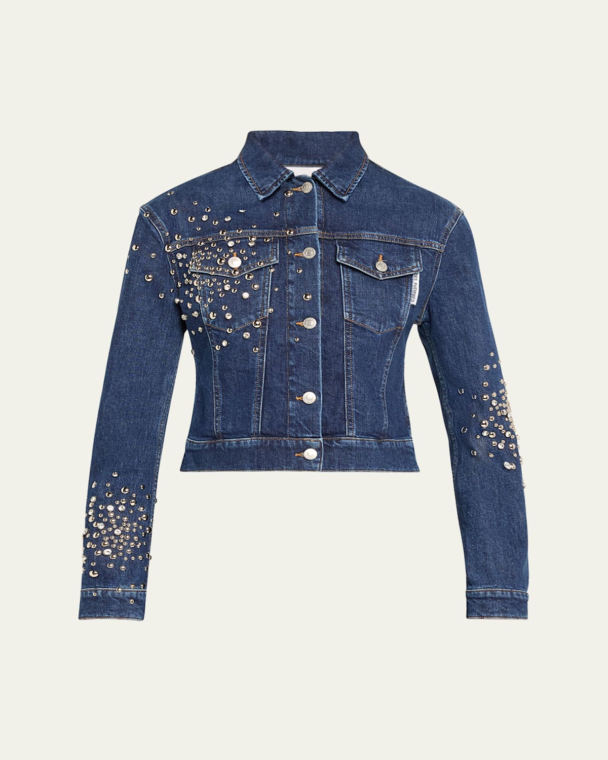 Embellished Classic Denim Jacket