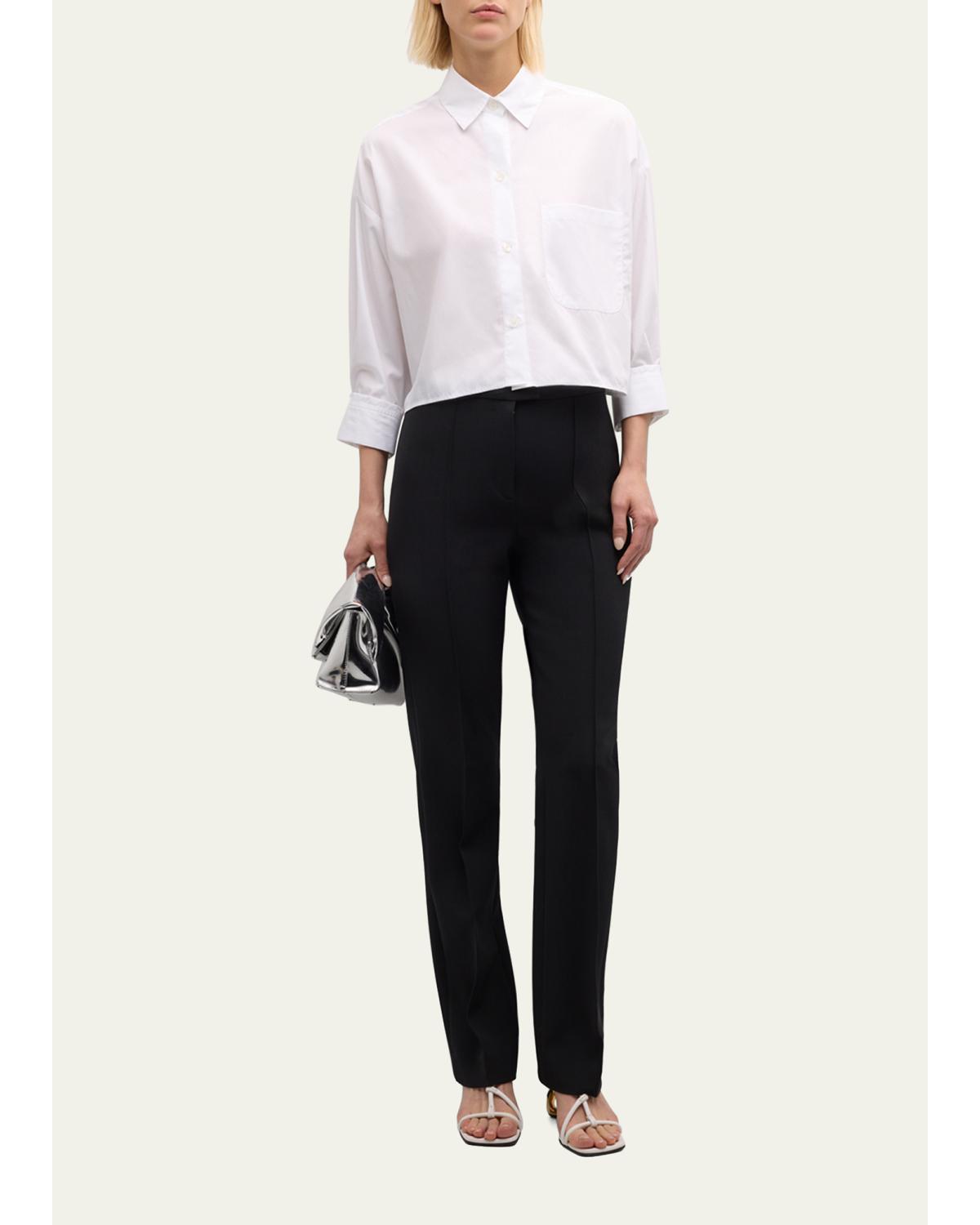 Soon To Be Ex Superfine Cotton Button-Front Shirt