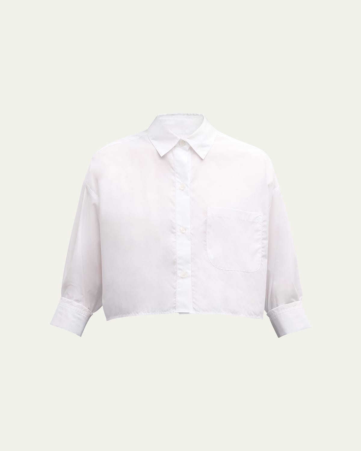 Twp Soon To Be Ex Superfine Cotton Button-front Shirt In White
