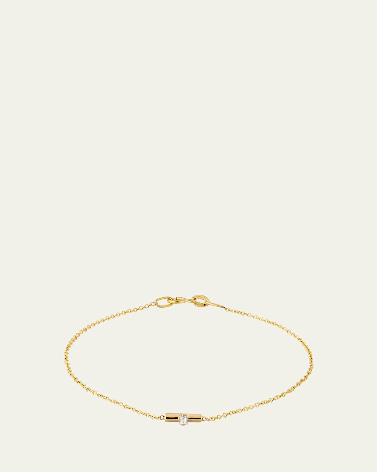 Mini Knife Edge Baguette Bar Bracelet