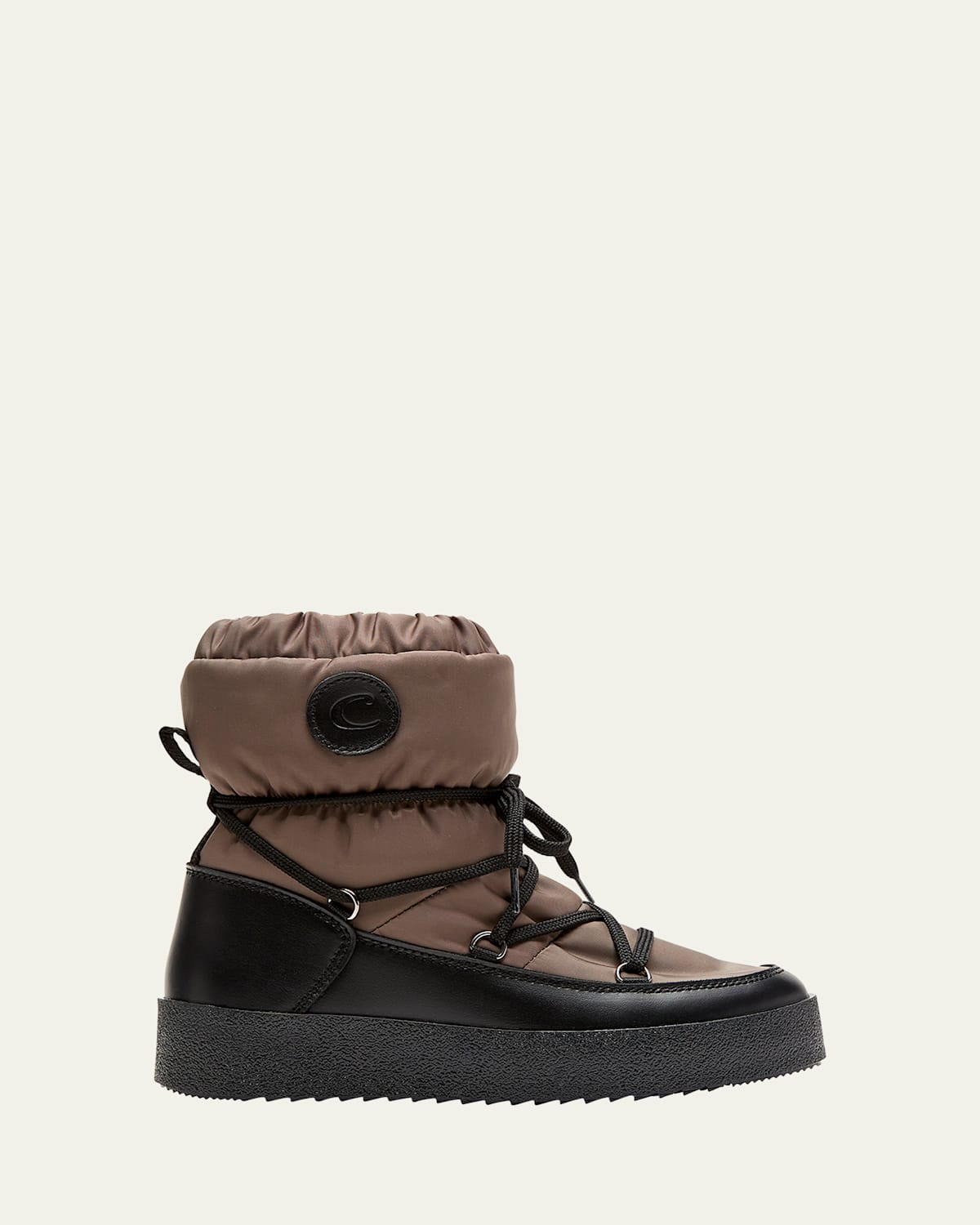 Easton Nylon Lace-Up Winter Booties