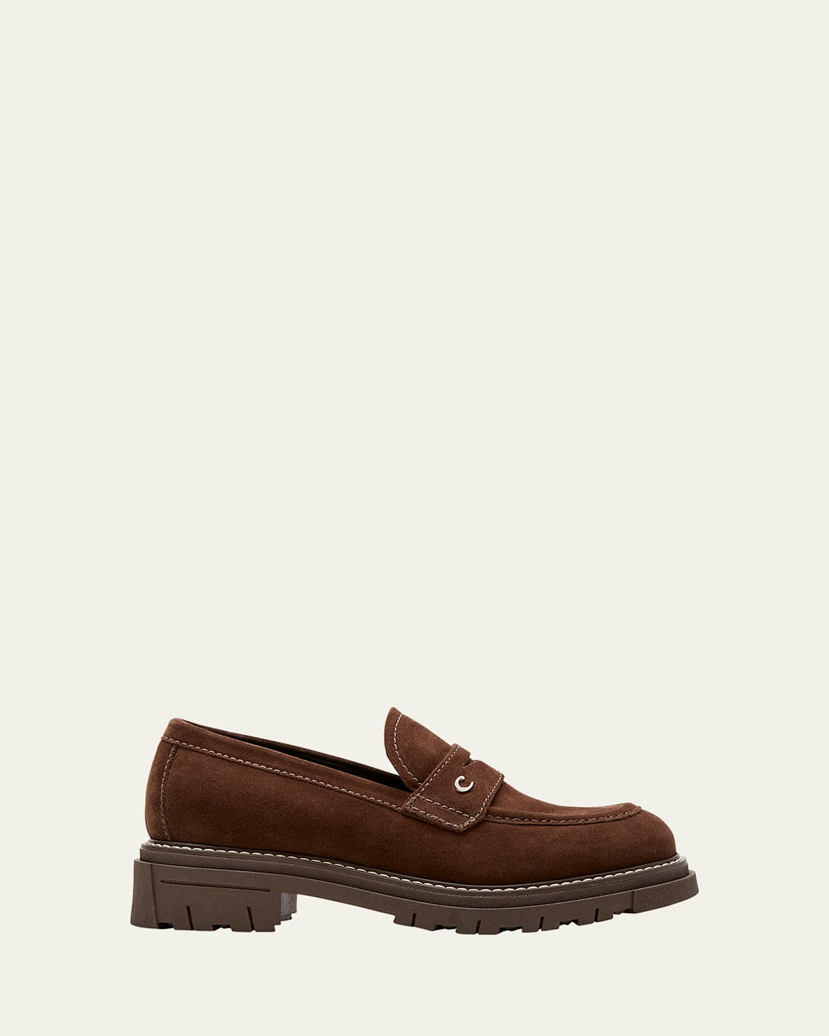 Dillon Suede Penny Loafers