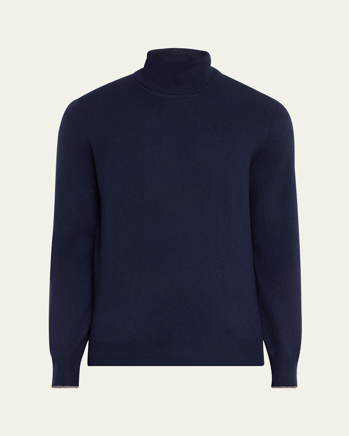 Men's Solid Cashmere Turtleneck