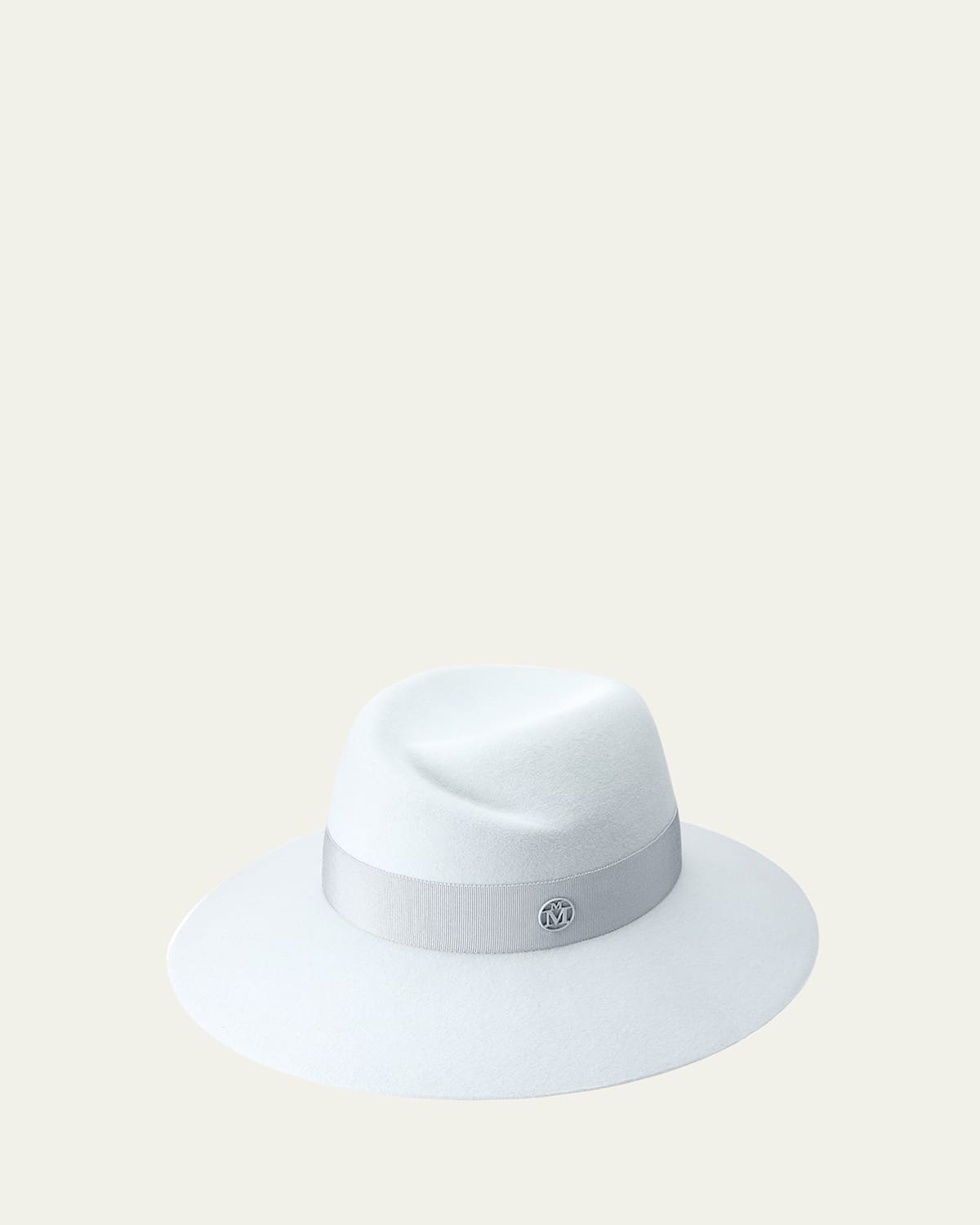 Virginie Blue Felt Fedora