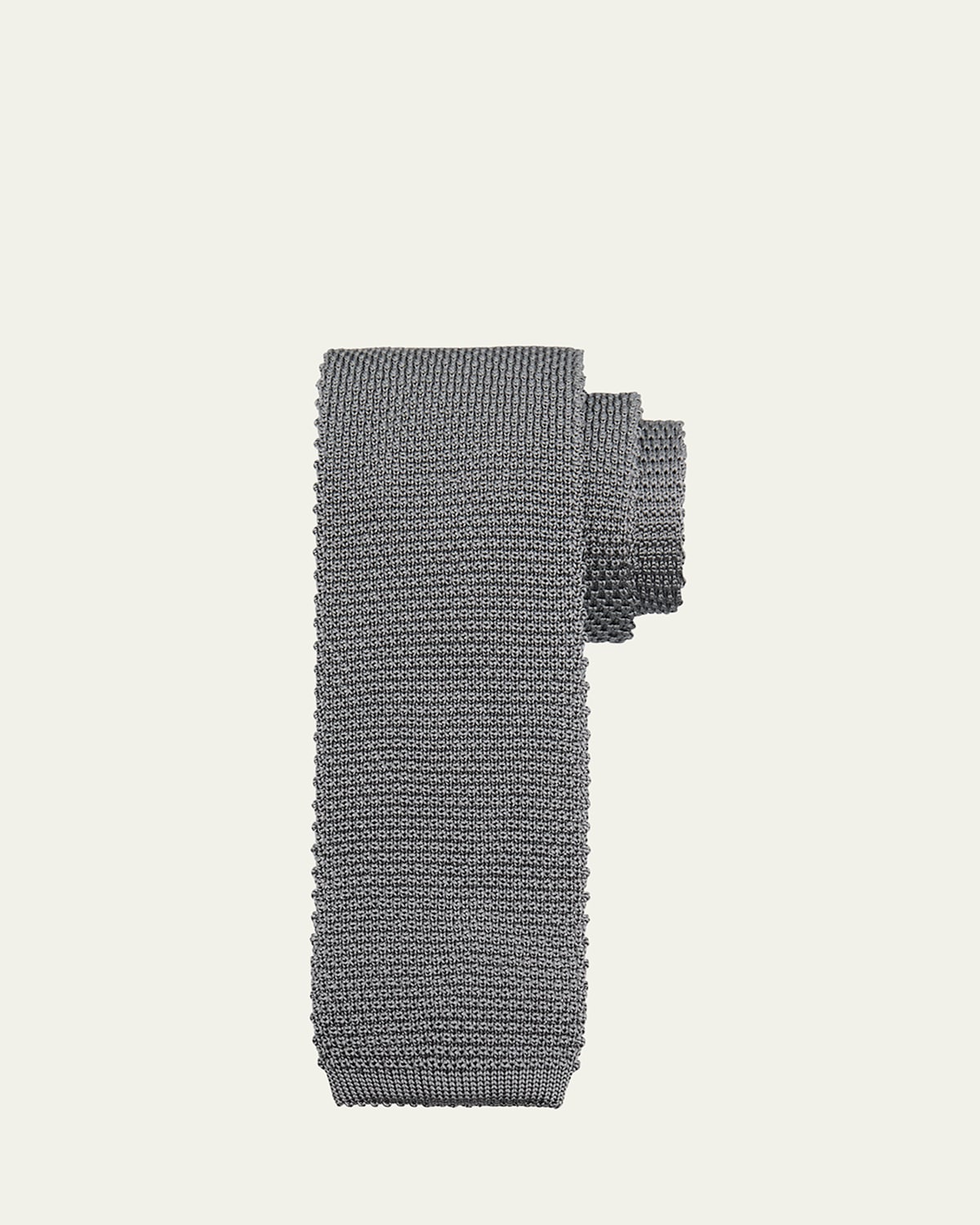 Men's Silk-Cotton Knit Tie