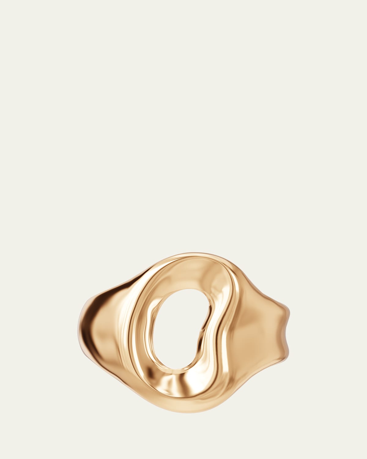 14K Yellow Gold Vermeil Shima Cuff Bracelet