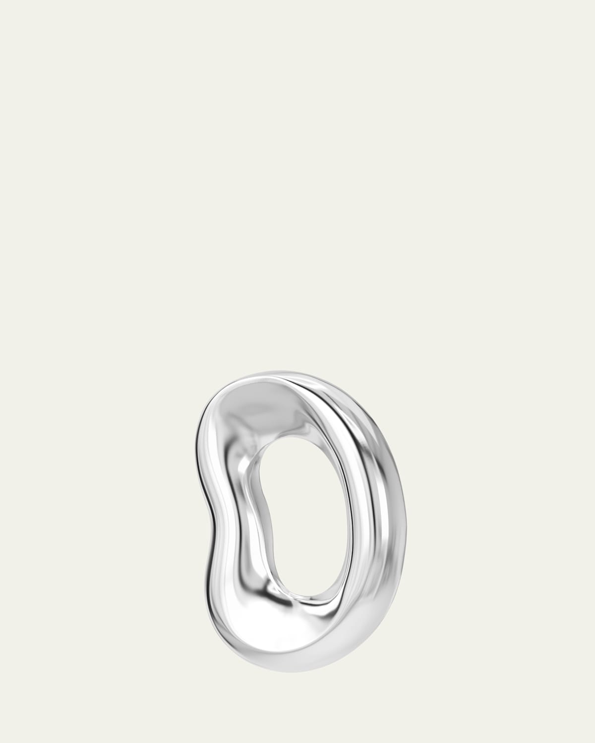 Sterling Silver Shima Earring, Single