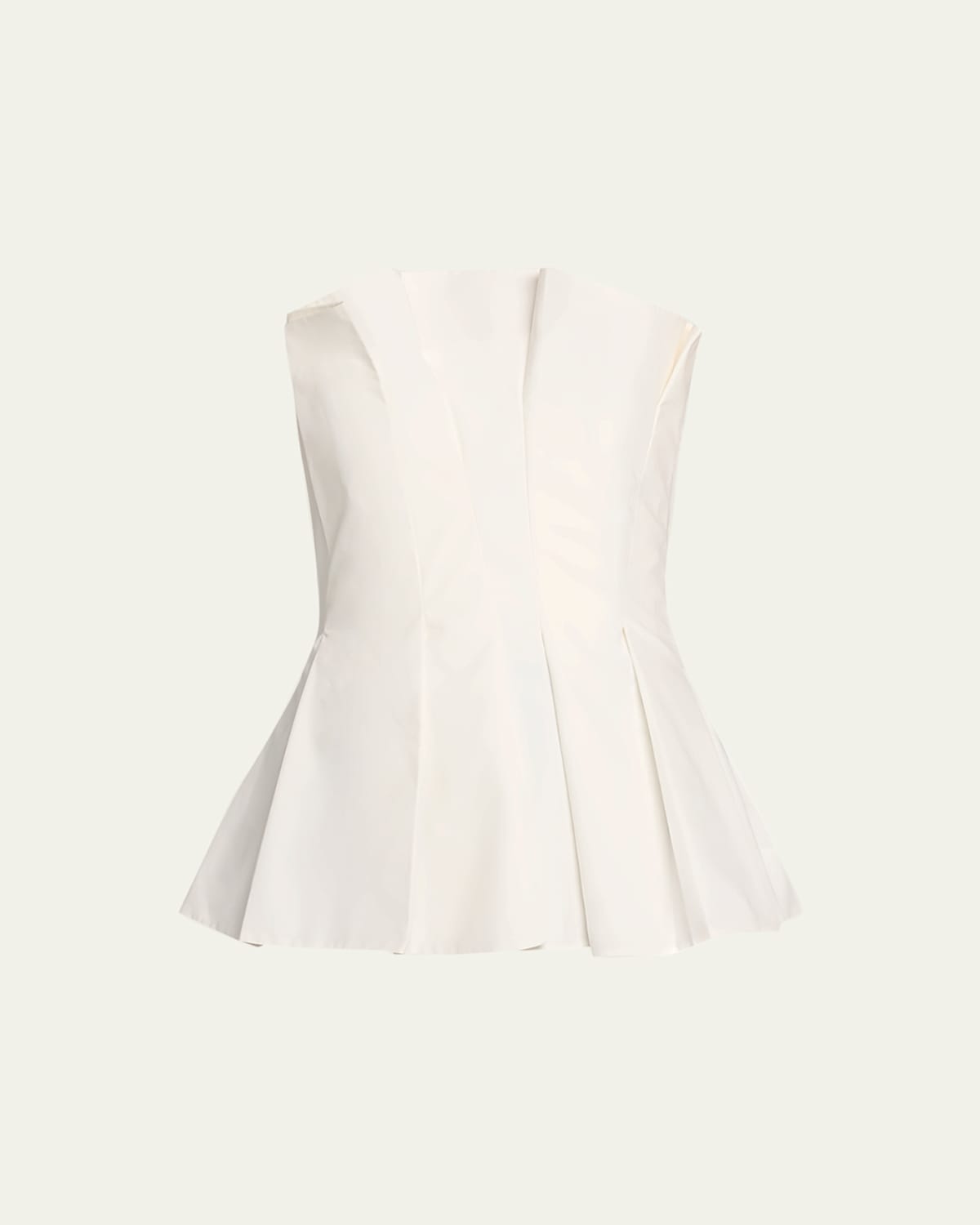 Tulip Cotton Poplin Bustier Top