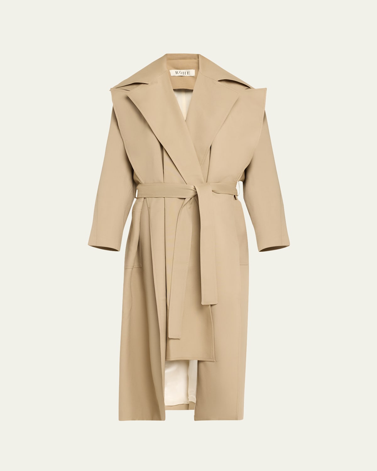 Double Collar Trench Coat