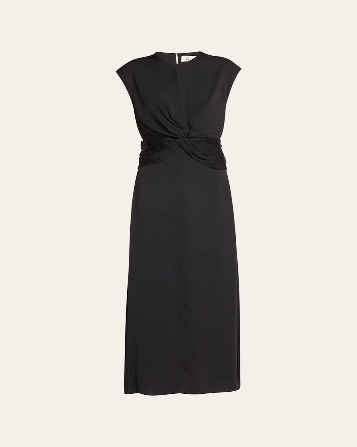 Draped Column Maxi Dress
