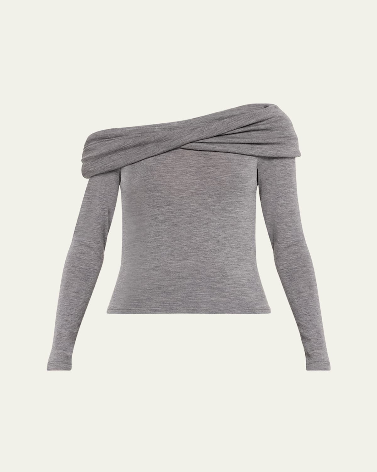 Long-Sleeve Off-The-Shoulder Top