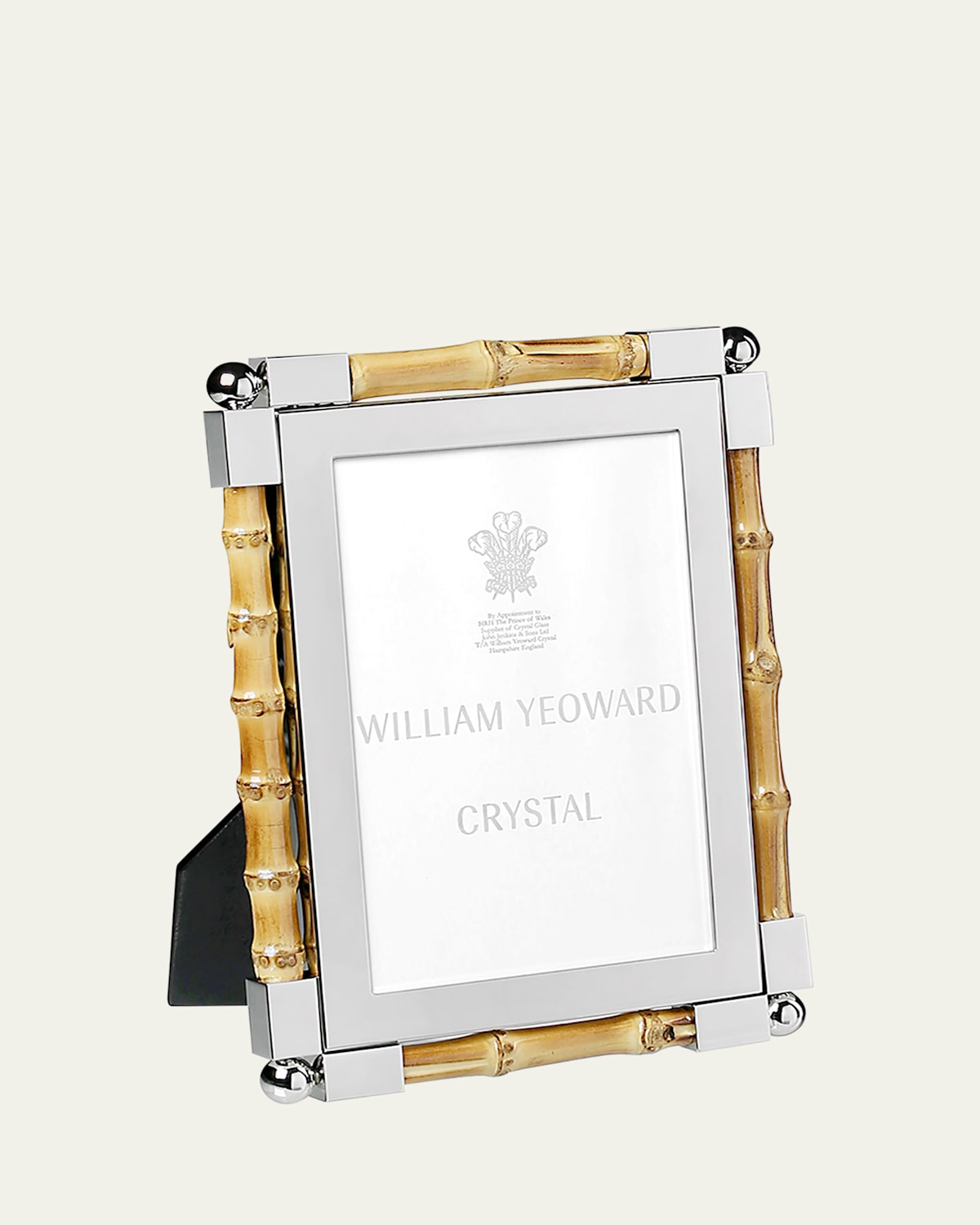 William Yeoward Crystal Classic Bamboo Frame, 4" x 6"