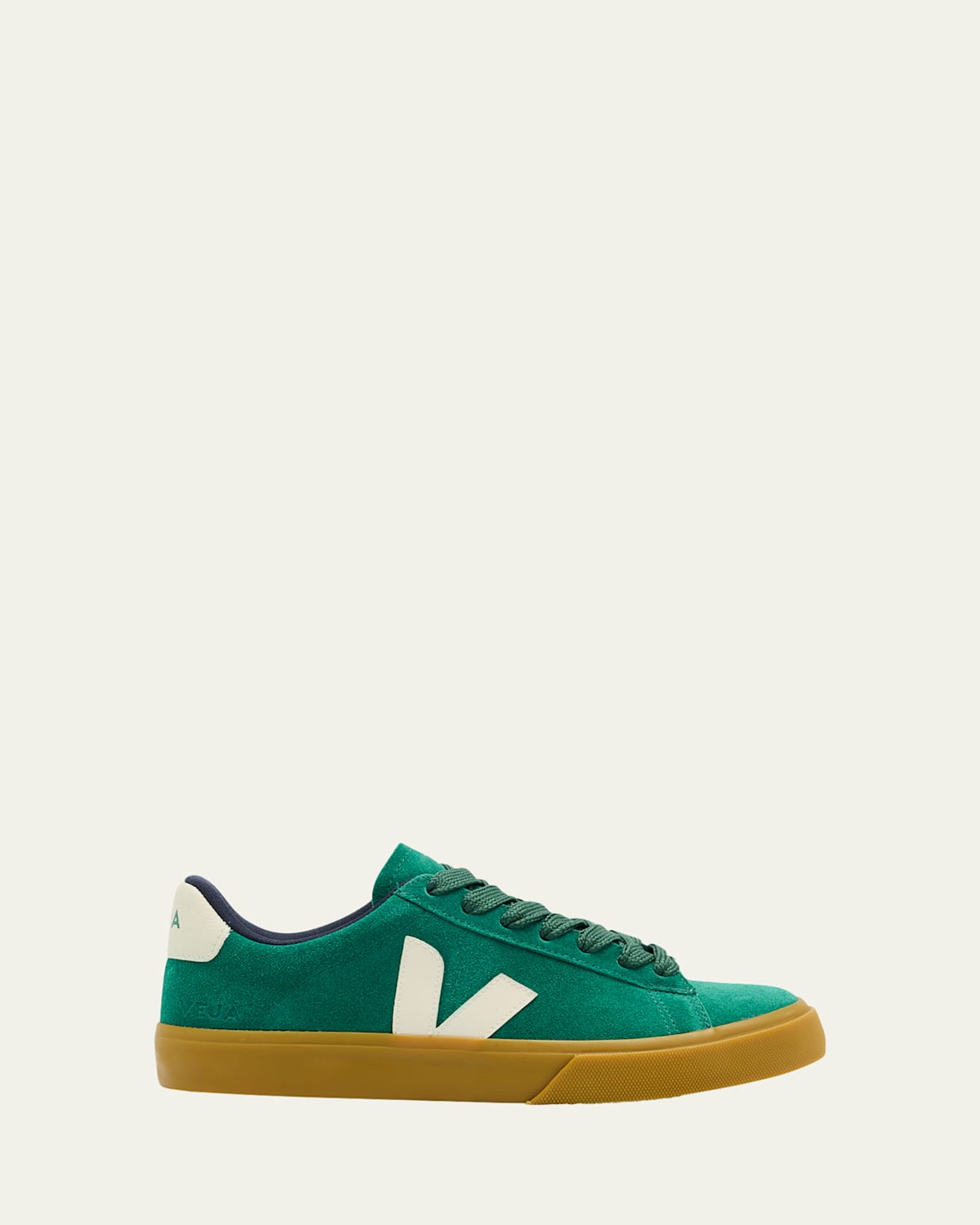 Shop Veja Campo Bicolor Low-top Sneakers In Golf Pierre