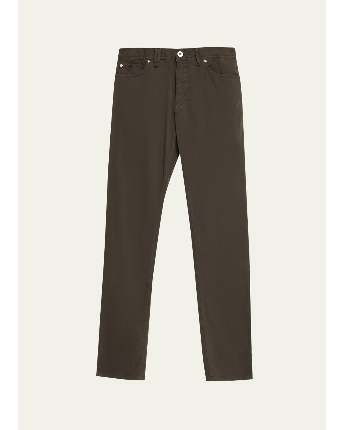 Men'S Cotton Stretch 5-Pocket Pants