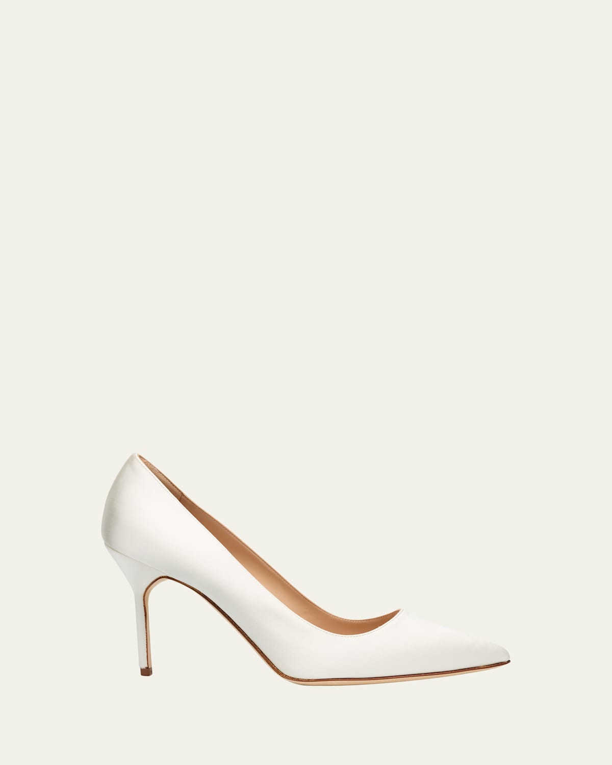 Manolo Blahnik Kietta Metallic Leather Stiletto Pumps In Gold