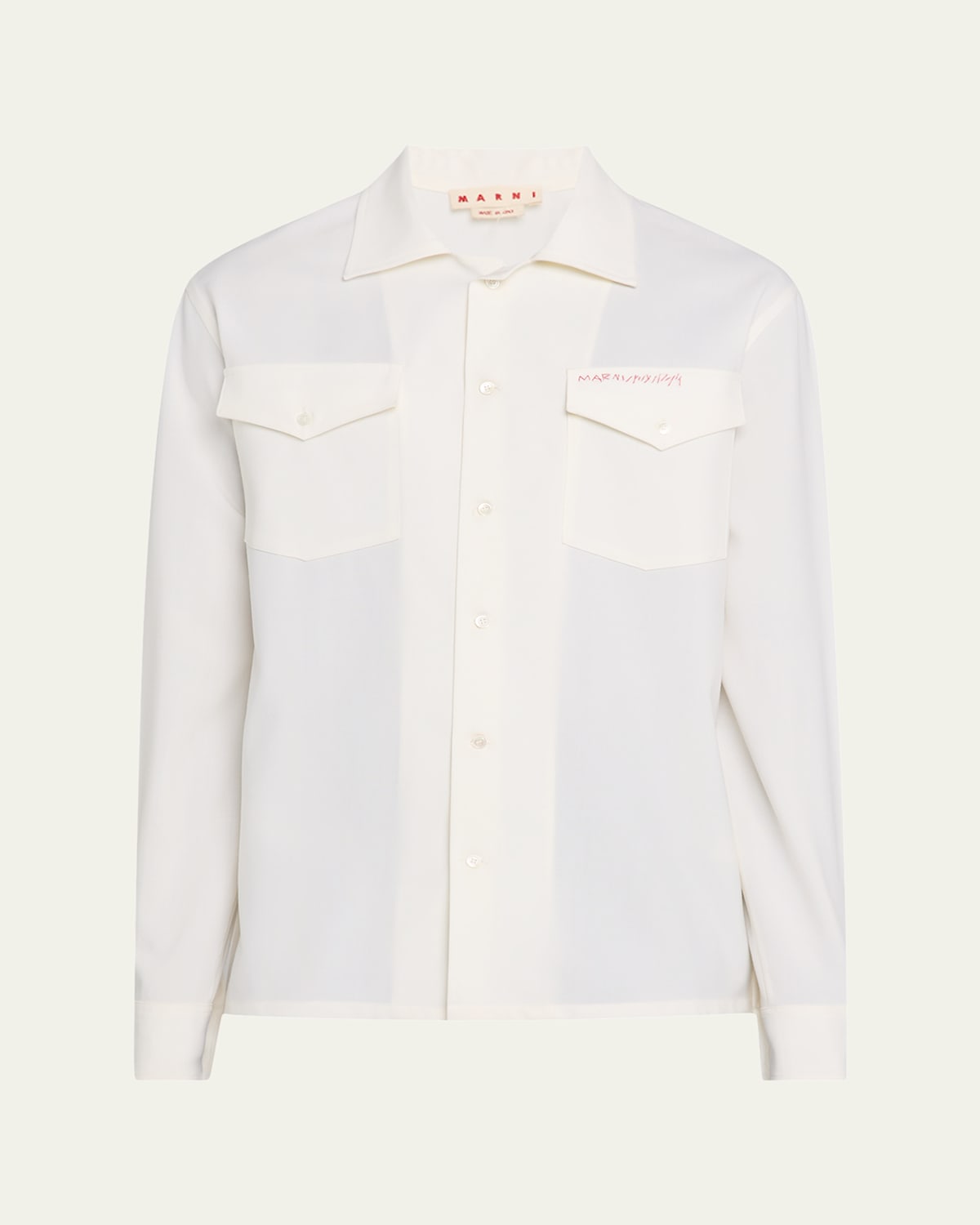 Men's Embroidered Logo Sport Shirt