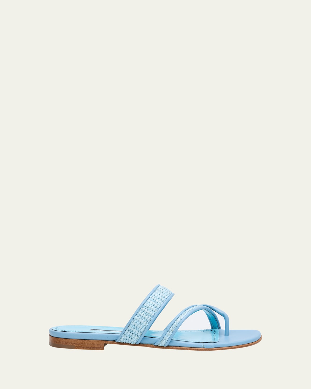 Susara Woven Flat Slide Sandals