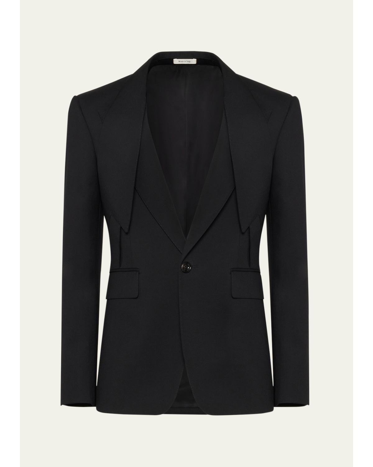 Men'S Lapel-Collar Sport Coat