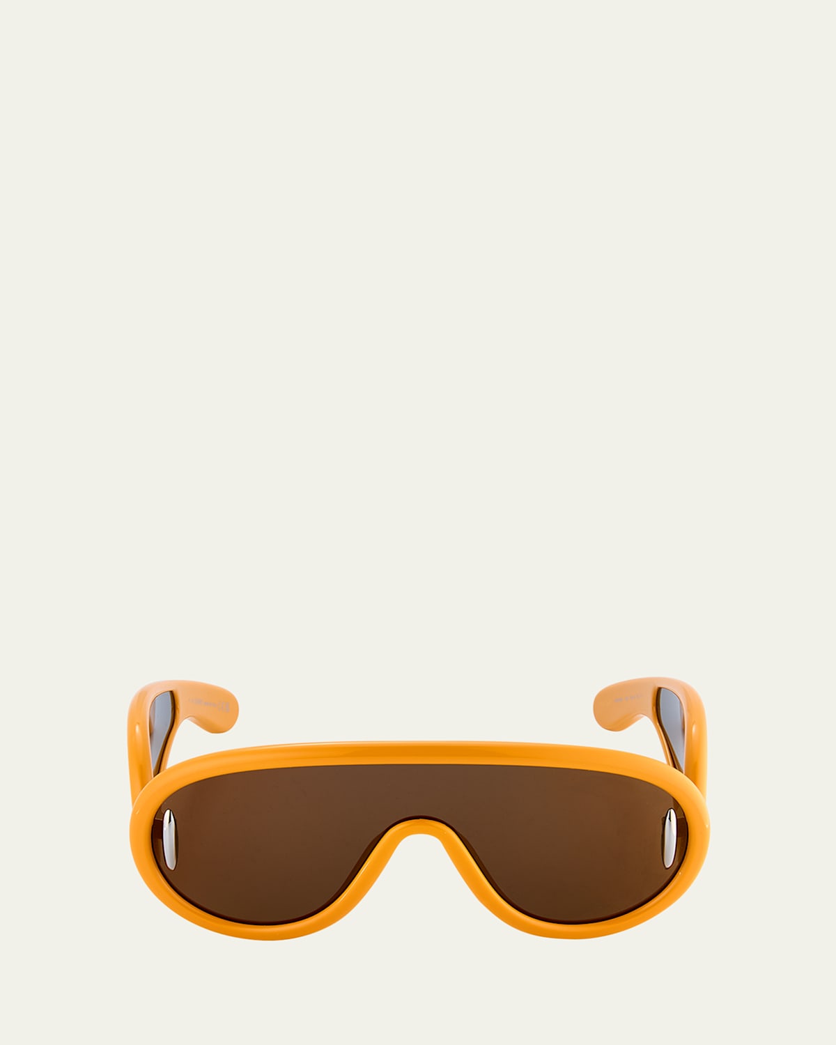 Loewe Injected Sunglasses W/ Anagram In Sylw/brnmr
