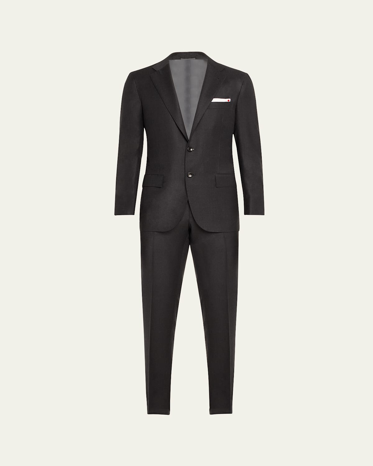 Men's Tonal Plaid Wool Suit